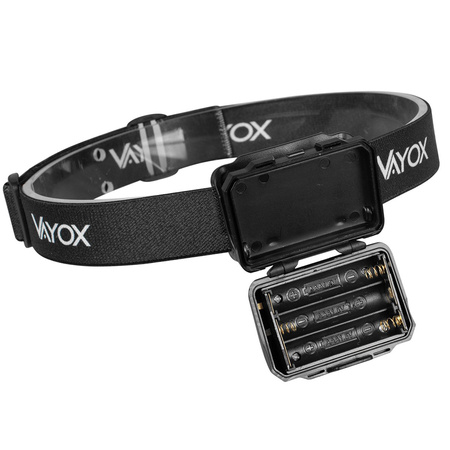 Nabíjacia čelová baterka 100lm LED + 2x LED VA0178 VAYOX