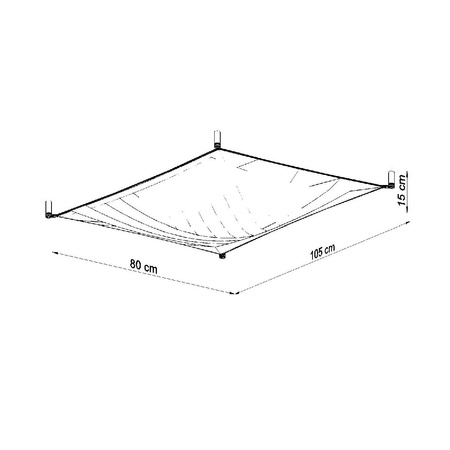 Stropné svietidlo na povrch 2x G13 Plafond Rectangular White Minimalist Luna Sollux