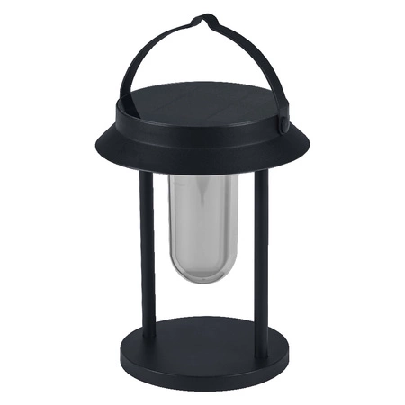 Záhradná lampa Smart Solar Lantern 3W 200lm 3000K teplá biela RGB+W Stmievateľné IP44 Čierna SMART+ Bluetooth Solar Ledvance