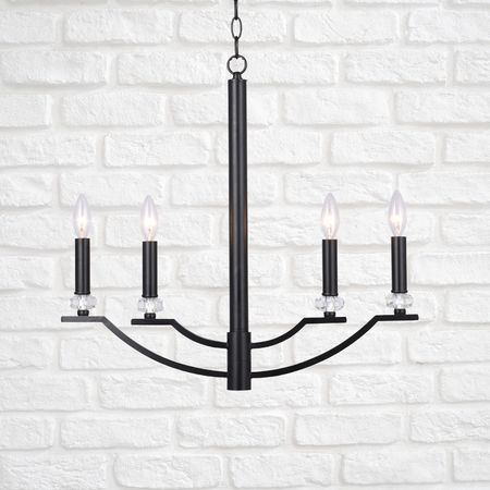 Dekoratívne závesné stropné svietidlo 4x E14 Black Hims Sanico Goldlux