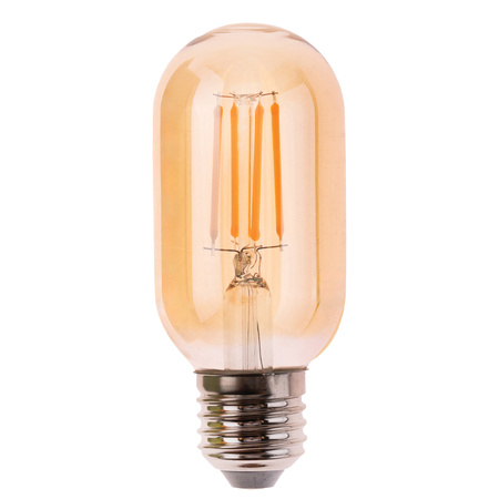 LED žiarovka E27 T45 4W = 40W 470LM 2000K teplá biela 360° Filament Amber LUMILED