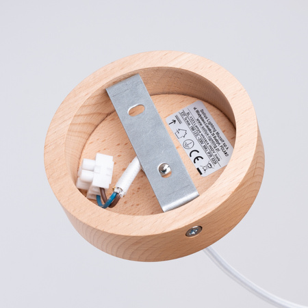 Stropné závesné svietidlo E27 Round White Scandinavian Indy Sollux