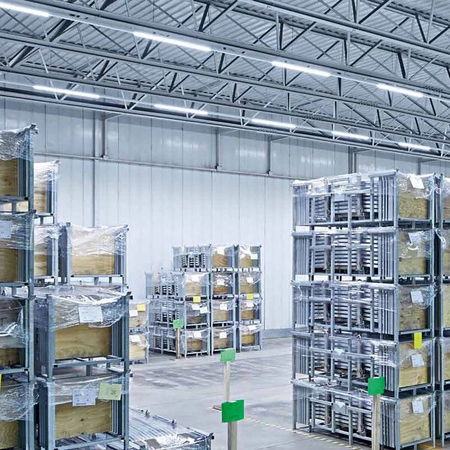 Ohňovzdorné svietidlo 60cm 2xT8 G13 IP65 + LED žiarivky 9W 6500K Lumiled