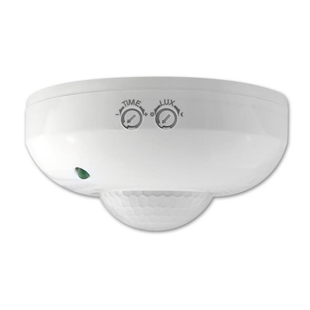 Senzor pohybu a súmraku PIR s montážou na strop 360° Masterled