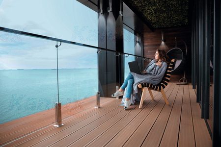 Vonkajšie nástenné svietidlo LED 7W 510lm 4000K, neutrálna biela 90° IP54 Povrchová montáž biela REKA Kanlux