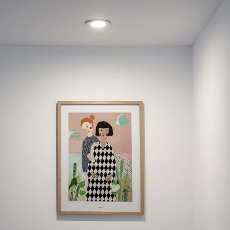 LED MR16 Kruhové chrómové svietidlo AQUS Lumiled Flush Mount Halogenové svietidlo