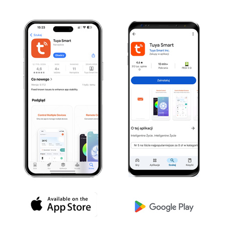2x WiFi inteligentná zásuvka Wattmeter Timer TUYA SMART NIVO LUMILED