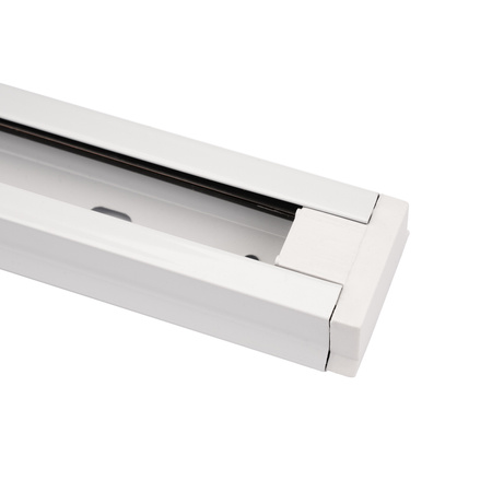 Biela jednofázová prípojnica pre koľajnicové reflektory 1,5 m LUMILED