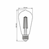 LED žiarovka E27 ST64 Edison 6W = 44W 550lm 2200K teplá biela 360° FILAMENT Amber Dimmable Videx