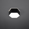 Stropné svietidlo na povrchovú montáž 2x E27 Plafond Polygonal Black Modern Sunde Sollux
