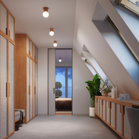 Solis Peach Puff SL.1407 Sollux G9 Stropné svietidlo pre povrchovú montáž Prírodné drevo Biela SL.1407 Sollux