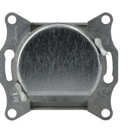 Zásuvka s jedným anténnym vývodom RTV 1dB bez rámu Asfora Antracit