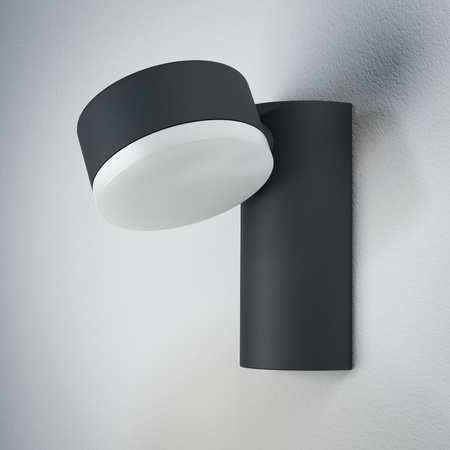 Vonkajšia záhradná lampa LED nástenná lampa 8W 440lm 3000K IP44 Endura Ledvance šedá