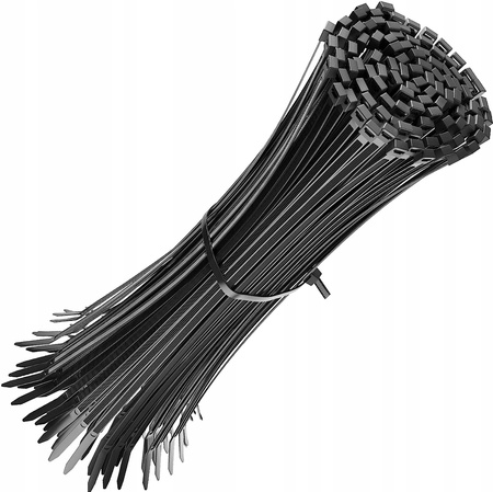 Káblové pásky 4,6x500 mm čierne UV TRACKS Zipové pásky OK-46500B .MORE 100 ks.