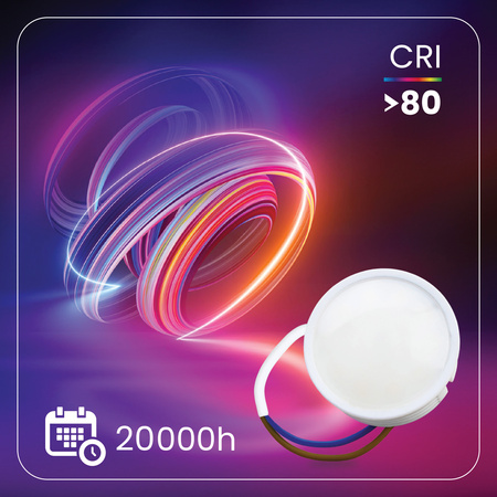 10x vložka LED svietidla INSERT reflektor Modul žiarovky 7W = 60W 670lm 4000K, neutrálna biela 120° LUMILED