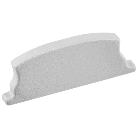 Hliníkový profil pre LED KM34 Silver Povrchová montáž 1m + Mliečny kryt + Koncové krytky