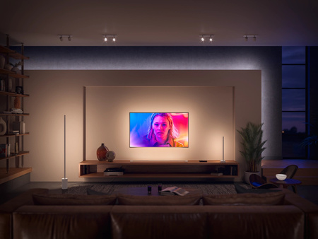Gradientná LED stolová lampa 11,8 W 1040 lm IP20 biela a farebná Ambiance RGB + TW White 55 cm Smart SMART Zigbee Bluetooth Signe Philips HUE