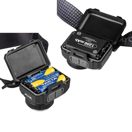 LED svetlomet XPG3 + COB Zoom Hybridný napájací zdroj Senzor pohybu VA0098 Vayox