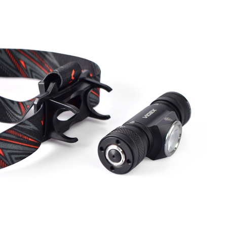 LED dobíjací svetlomet 10W 1200lm 6 režimov SOS USB-C Vodotesný IP68 Videx