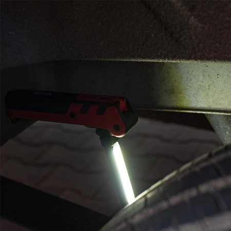 Dobíjacia dielenská baterka Skladací magnet COB + LED 140lm + 360lm VA0104 Vayox