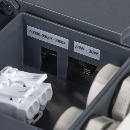 Plafond LED stropné svietidlo 30W 2940lm CCT IP65 Povrchová montáž Grafitová BENO KANLUX