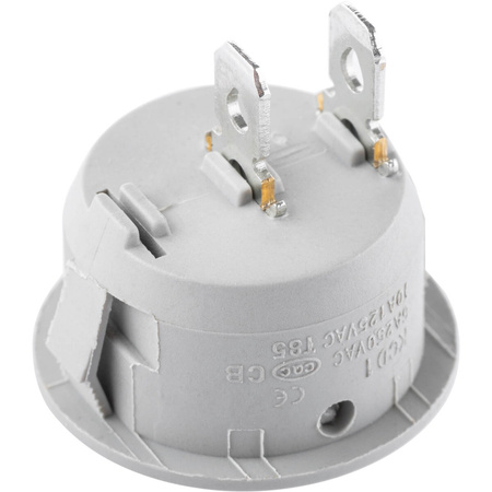 Nábytkový kolískový spínač ON/OFF sivý