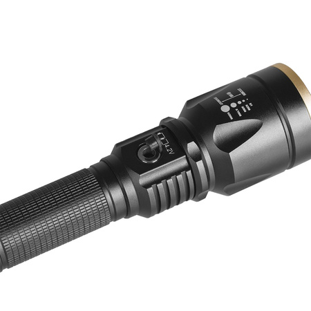 Taktická baterka XP-E LED 800 LM USB ZOOM dobíjateľné ručné svetlo VA0027 VAYOX