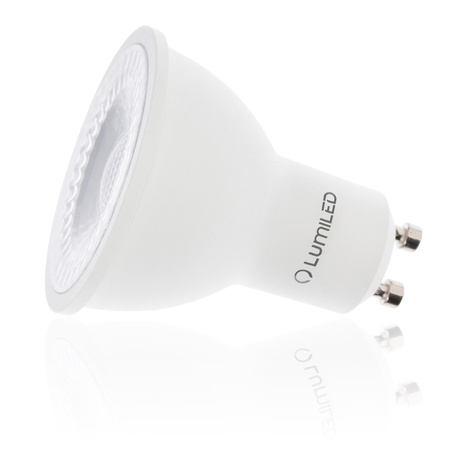 10x LED GU10 reflektor PAR16 6W = 50W 580lm 6500K studená biela 36° LUMILED