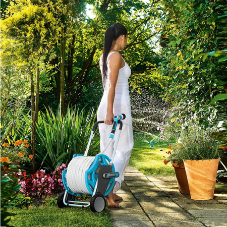 DISCOVER 1/2" 5/8" 3/4" vozík na záhradnú hadicu CELLFAST