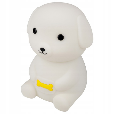 Dekoratívne detské nočné svetlo pre psov LED 2,5 W 18 lm 3000K teplá biela RGB 360° White Masterled