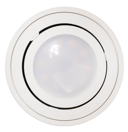 HALOGEN Spot Tube Movable Round White 115mm + LED žiarovka GU10 10W 120° 3000K AMAT-L LUMILED