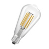 LED Edison E27 ST64 4W = 60W 840lm 3000K teplá biela 320° Ledvance žiarovka