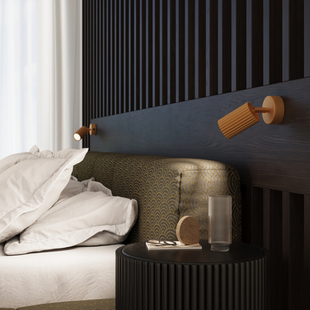 Bodové reflektorové stropné svietidlo Tuba 1x GU10 Gold Carbon Deep Space SL.1549 Sollux