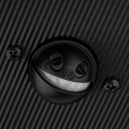 Vonkajšie záhradné svetlo GU10 120° čierne IP54 so senzorom pohybu Inez Masterled