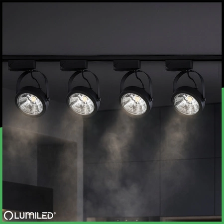 Sada zbernicového osvetlenia 1m + 2x GU10 AR111 VICTUS Buslight Black