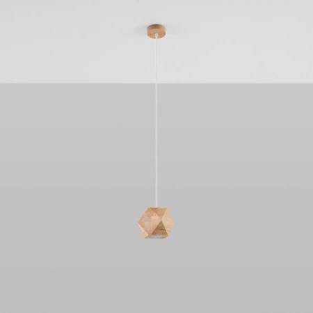 Stropné závesné svietidlo GU10 Geometric Brown Scandinavian Woody Sollux