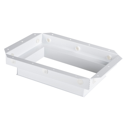 Kazetový podlahový výlevkový box biely BIURO+ Kanlux