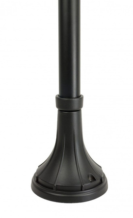 Záhradné vonkajšie stožiarové svietidlo E27 CORDOBA II K 5002/1/TD 151cm čierna Su-Ma