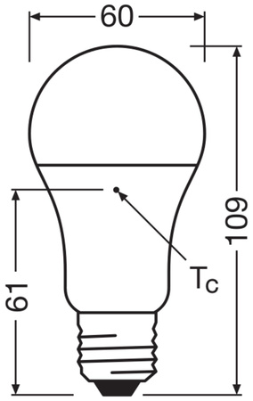 LED žiarovka A60 E27 10W = 75W 1055lm 4000lK neutrálna biela 150° STAR CLASSIC Osram