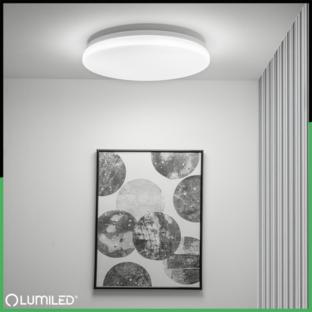 LED stropný plafón 24W 4000K CELIS Round IP44 ALS LUMILED