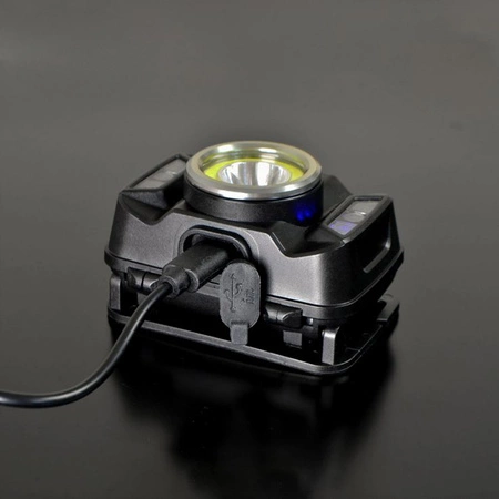 Dobíjací LED svetlomet 5W 410lm 7 prevádzkových režimov Senzor pohybu Micro USB Vodotesný IP65 Videx