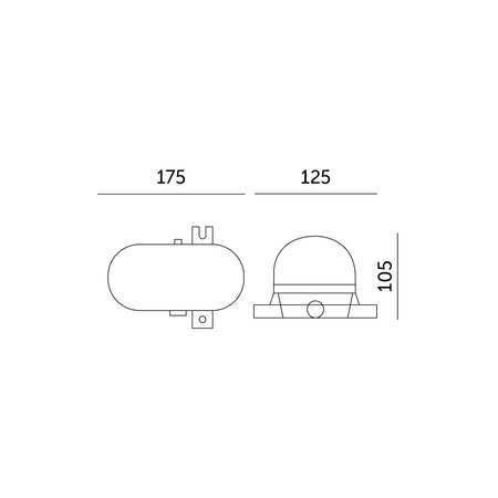 Svietidlo do potrubia Hermetická mriežka E27 IP44 biela Soma Kobi
