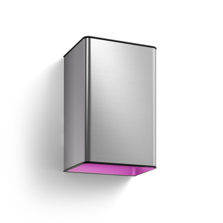 Záhradné nástenné LED vonkajšie fasádne svietidlo 15,8 W 1180 lm IP44 Biela a farebná Ambiance RGB + TW Silver Smart SMART Zigbee Bluetooth Resonate Philips HUE