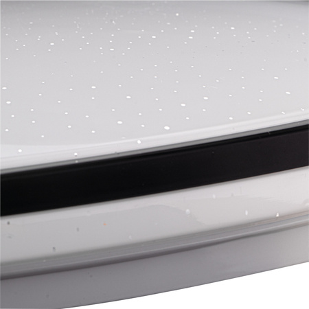 Plafond LED stropný panel Povrchové svietidlo 37W 2680lm CCT Round Black Stmievateľné diaľkové ovládanie Arvos Kanlux