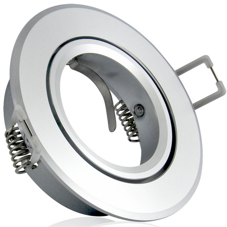 Sanico Goldlux GU10 silver EAST OPAL bodové svietidlo na zapustenie