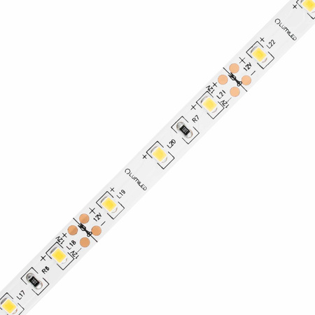 LED pásik 12V 24W 300LED 2835 teplá biela 8mm 5m
