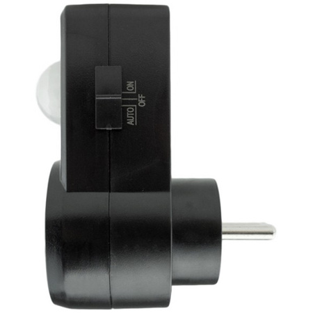 Senzor pohybu a súmraku PIR pre kontaktné osvetlenie čierny 9m 120° CP Ecolight