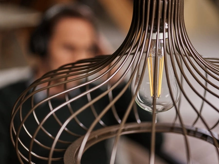 LED žiarovka E27 Edison ST64 8W = 60W 880lm 4000K neutrálna biela 360° FILAMENTNÁ ŽIARIVKA