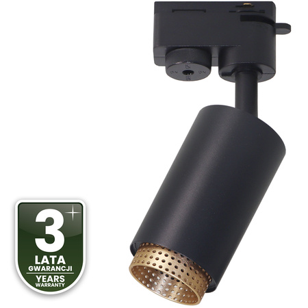 GU10 Busbar Reflektor čierny ELIGIS Jednofázové svetlo LUMILED