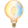 LED žiarovka E27 Sphere G125 7W = 50W 640lm 2000-5000K TW FILAMENT Amber Smart SMART WiFi Bluetooth App WiZ